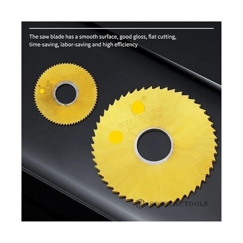 1 x Milling HSS Tin Coated Circular Saw 40 mm/50 mm/60 mm/63 mm Thickness 0.2 mm-4. 72T Slot Cutter Blade(D40xd13,4.0mm) in Saudi Arabia