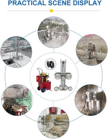 Hydraulic Wire Saw for Stone and Concrete Cutting – Professional Quality for Mining, Demolition, and Construction in Saudi Arabia