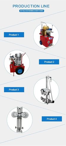 High-Performance Hydraulic Wire Saw for Heavy Concrete Cutting – Ideal for Demolition and Quarrying in Saudi Arabia