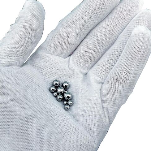 900 PCS Stainless Steel Precision Balls, Bicycle Ball Bearings 6 Sizes Assortment Kit 1/4" 7/32" 3/16" 5/32" 1/8" 3/32" for Motorcycles, Bike Bearings, Casters, Drawer Slides, Door Locks in Saudi Arabia