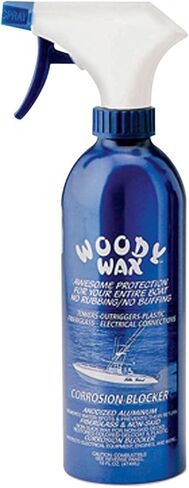 Woody Wax Tower Treatment System, Professional Metal Restorer & Corrosion Blocker for Aluminum, Steel & Chrome, Outrigger Protection Spray Restores Pitted Metal, Protects T-Tops, Electronics, 16oz in Saudi Arabia