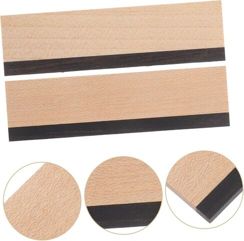 Milisten Dobro Resophonic Bridge Saddle 2.75In Quarter-Sawn Maple with Ebony Top Cut and Slotted Replacement for Acoustic Resonator Guitar in Saudi Arabia
