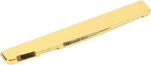 Brass Acoustic Guitar Saddle Bridge Replacement, Durable Metal Musical Instrument Accessories with Stable Tone Transmission, Easy Installation for Folk Guitars and Beginners Gift (GL224 (1Pc)) in Saudi Arabia