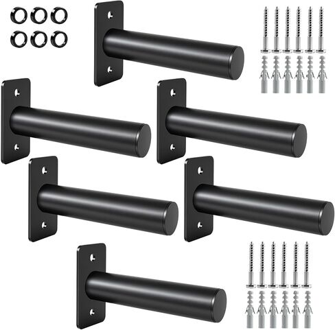 CAELUM Weight Plate Holder, Wall Mounted Weight Rack for 2-Inch Olympic Plates, Heavy Duty Alloy Steel Plate Holder, Max Weight Capacity 330lb, Space-Saving Storage Stand for Home Gym Organization in Kuwait