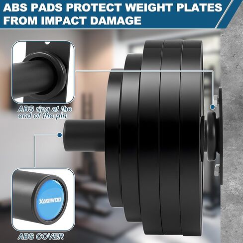 Wall Mounted Weight Plate Holder for 2" Olympic Plates - Heavy Duty Weight Plate Rack, 300 lbs Capacity, Home Gym Storage Organizer with Mounting Hardware (4 Pack) in Saudi Arabia