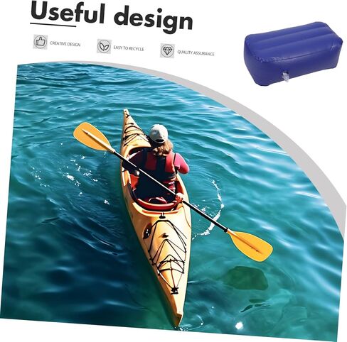 Toyvian Inflatable Seat Cushion 21.25X14.56X6.29In Portable Boat Seat Cushion for Kayak Raft Water Sports Outdoor Seating in Saudi Arabia