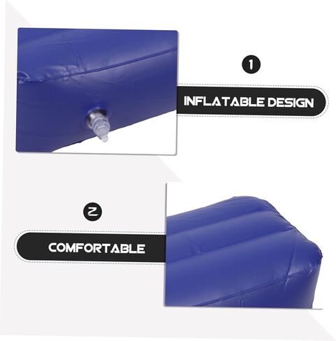 Toyvian Inflatable Seat Cushion 21.25X14.56X6.29In Portable Boat Seat Cushion for Kayak Raft Water Sports Outdoor Seating in Saudi Arabia