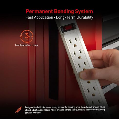 خطاف وحلقة لاصقة شديدة التحمل مع 3M GPH-110GF 1 "شرائط مستديرة 9 مجموعات من دوائر حلقة الخطاف اللزجة تثبيت قوي للتعليق والتأمين والتنظيم والتثبيت in Kuwait