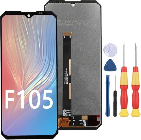 LCD Display Compatible with Fossibot F105 LCD Display Touch Screen Assembly Repair Replacement Parts with Tools in Saudi Arabia