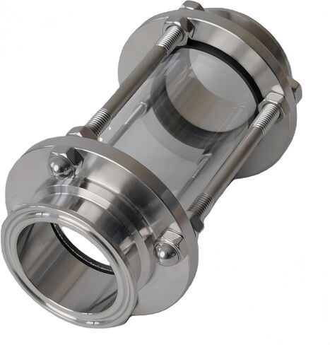 زجاج رؤية ثلاثي المشبك مع مشبك وحشية صحية SS304 (2 بوصة) in Kuwait