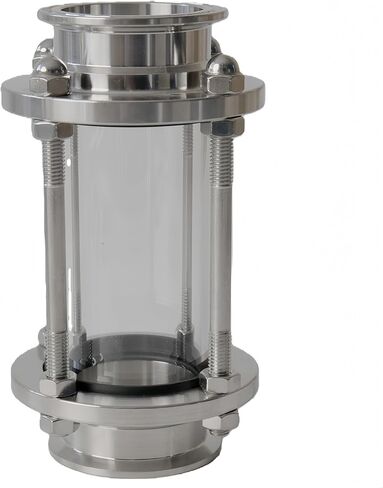 زجاج رؤية ثلاثي المشبك مع مشبك وحشية صحية SS304 (2 بوصة) in Kuwait