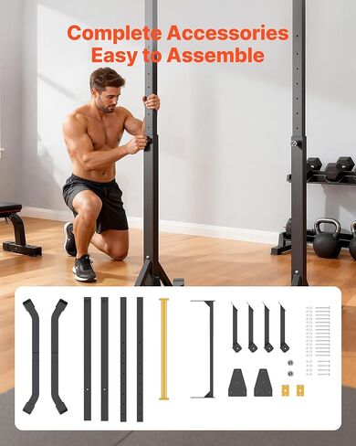 VEVOR Pull Up Bar, 330LBS Capacity Portable Pullup Bar Station, Pullup Bars Free Standing with H-Frame Structure & Heavy-Duty Steel Tube, 8 Level Height Adjustment Gravity Fitness for Arms Back Chest in Saudi Arabia