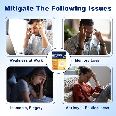 لصقات النيكوتين للإقلاع عن التدخين، الخطوة 1، 21 مجم من رقعة الإقلاع عن التدخين، 30 قطعة من ملصقات الإقلاع عن التدخين التي تعمل لمدة أسبوعين، توفر الرقعة نظام النيكوتين عبر الجلد لمدة 24 ساعة in Kuwait