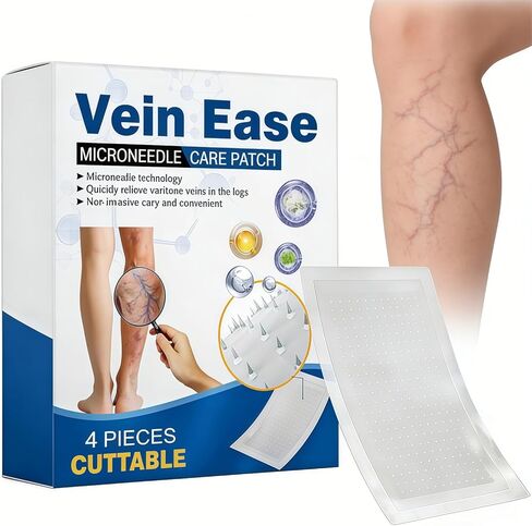 رقعة Vein Target Microdarts، 2026 علاج احترافي جديد لدوالي الأوردة لرقعة الساقين، وتخفيف إزعاج الساق، وتحسين الدورة الدموية، وعلاج الساق بالمكونات الطبيعية لجميع أنواع البشرة. in Kuwait