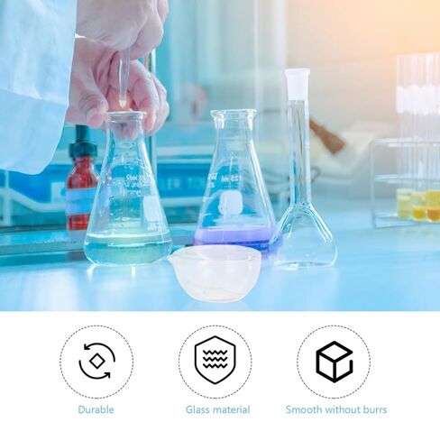 طبق تبخير زجاجي مع وعاء خلط مختبري لتبخر السائل وتركيزه، مقاوم لدرجات الحرارة العالية، حوض زجاجي متعدد الوظائف للمنزل والمدرسة in Kuwait