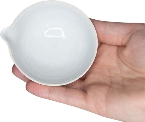 4-52501-10 Porcelain Evaporating Dish 50ml capacity. Size 70mm diameter x 28mm height. Pack of 10. in Saudi Arabia