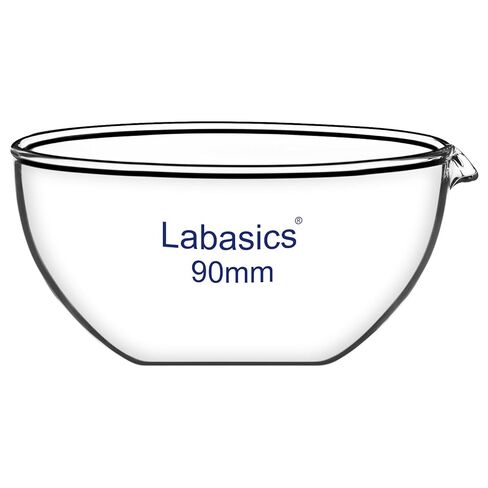 Labasics Flat Bottom Evaporation Dish, Borosilicate Glass, for Laboratory Sample Evaporation, 60 mm Diameter in Saudi Arabia