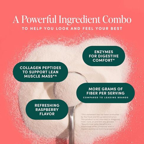 دعم Bio.me GLP-1 - مسحوق GLP-1 متعدد الفوائد لإدارة الوزن وصحة الجهاز الهضمي - مستويات الطاقة المستدامة - 7 جرام من الألياف، 14 جرام من بروتين الكولاجين والإنزيمات الهاضمة - 24 حصة (التوت) in Kuwait