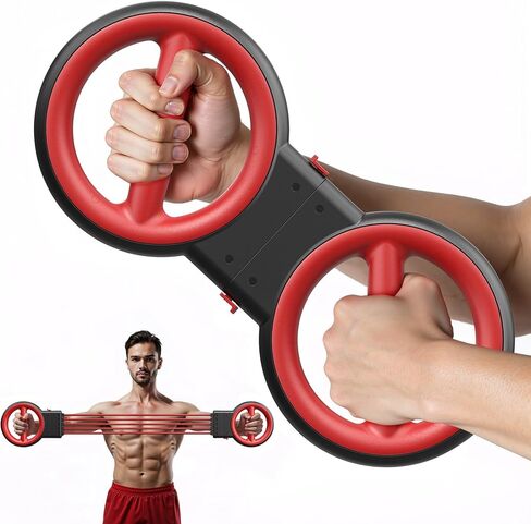 جهاز حرق دوار من Funray، جهاز تمرين الذراع متعدد الوظائف 3 في 1: توسيع الصدر، دوران الساعد 360 درجة، تمرين الطرد المركزي بيد واحدة، مثالي لتدريب قوة الجزء العلوي من الجسم في المنزل والصالات الرياضية in Kuwait