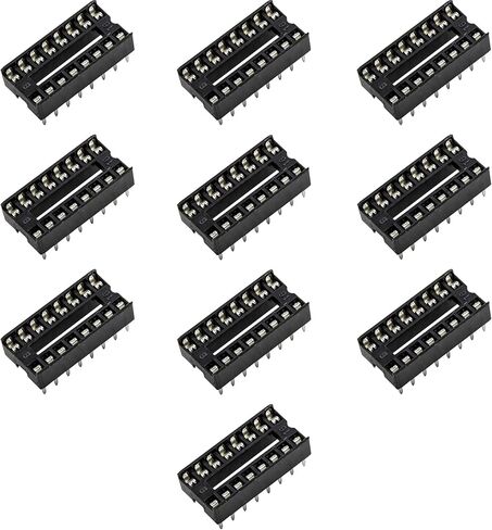 10 قطعة DIP IC المقبس 2 صف 16-Pin DIP اللحيم نوع IC محول القابس 2.54 مللي متر للوحة PCB in Saudi Arabia