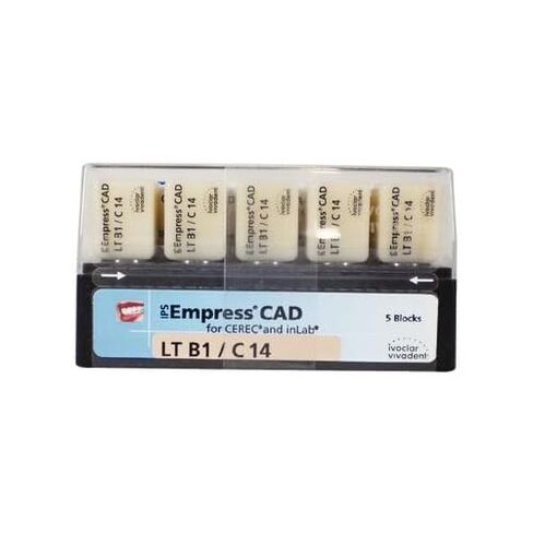 كتل Ivoclar Vivadent 602571 IPS Empress CAD CEREC InLab LT B1 C14 5/Pk in Saudi Arabia
