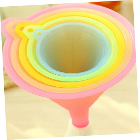DECHOUS 5pcs Liquid Transferring Funnel Food Grade Kitchen Tool for Easy Filling of Bottles Oil Sauce and Vinegar Lightweight and Spill Design in Kuwait