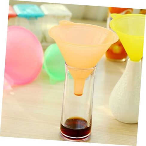 DECHOUS 5pcs Liquid Transferring Funnel Food Grade Kitchen Tool for Easy Filling of Bottles Oil Sauce and Vinegar Lightweight and Spill Design in Kuwait