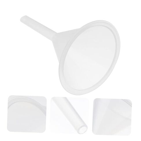 5pcs Plastic Funnels Multipurpose Lab Filter Funnels for Liquid Transfer Bottle Filling and Easy to Store Space-Saving Design in Saudi Arabia
