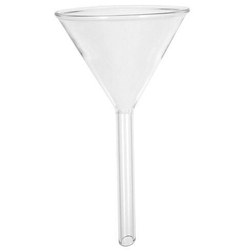 Alipis Chemistry Lab Glass Funnel Triangle Shape for Liquids Flask Hand Washable in Saudi Arabia