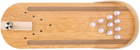 Dan&Dre Table Mini Bowling Playset Wooden Desktop Decoration Kids Toy in Kuwait