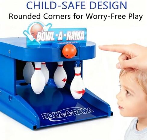 Portable Home Bowling Alley Set - Foldable Automatic Ball Return, LED Scoreboard & Sound Effects - 2-Player Fun for Kids & Adults - 3.5m/11.48ft Bowling Game in Saudi Arabia