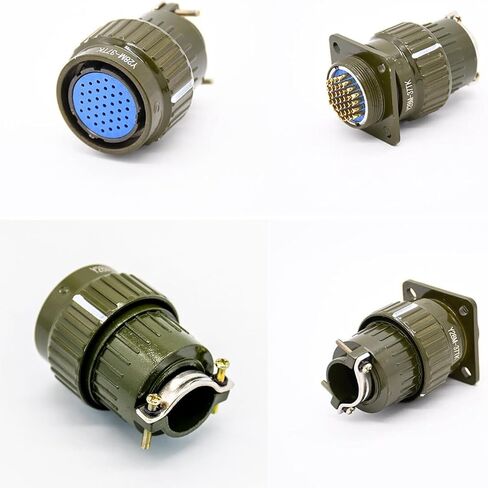 Aviation Connector 28mm Y28M-37TK Female 37 Pin Circular Connector Solder Cable Plug Bayonet Coupling Waterproof Aviation Metal Wire Panel Power Chassis Fittings Connector in Saudi Arabia