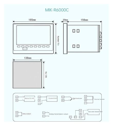 Paperless Recorder Industrial-Grade Multi-Channel Current Voltage Pressure Data Curve(48 Channels R6000C) in Saudi Arabia