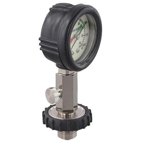 Scuba Diving Cylinder Pressure Gauge 0-200BAR 0-20for MPa G5 8 Thread for DIN Diving Cylinders, Stainless Steel Brass Construction in Saudi Arabia