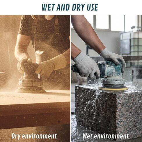 6 بوصات 81 قطعة من أقراص الصنفرة الرطبة والجافة، وسادة دعم إسفنجية بخطاف وحلقة، ورق صنفرة مقاوم للماء من كربيد السيليكون لصنفرة مدارية عشوائية، تلميع معادن خشب السيارات والصنفرة 320-5000 حبيبات متنوعة in Kuwait