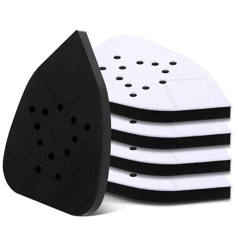 5 Pack Foam 12 Hole Sanding Pads Compatible with Black & Decker Mouse Sanders BDCMS20C and BDEMS600, Hook and Loop Triangular Detail Sander Pads with Anti Vibration Cushion Layer in Saudi Arabia