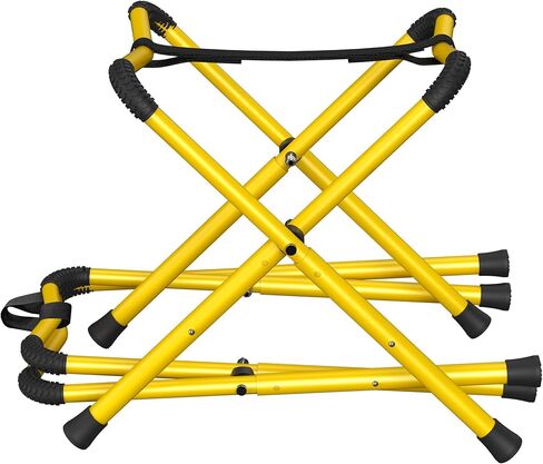 حامل كاياك من الألومنيوم قابل للطي من جانفيندكس، عبوتان | رف تخزين الزورق المحمول مع ارتفاع قابل للتعديل للاستخدام الداخلي، سعة تحميل شديدة التحمل 150 رطل، تصميم موفر للمساحة in Kuwait