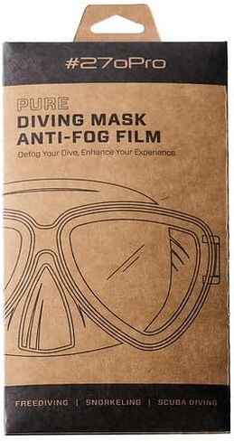 #270Pro - Pure Anti-Fog Film for TUSA Diving Masks for Scuba Diving, Snorkeling, Freediving in Kuwait