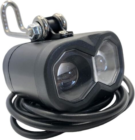 EBike Headlight with Horn 3 Pin Male Waterproof Connector Bicycle Front Light for 36V 48V Ebikes and E-Scooter Mountain Bike Replacement Horn Light in Saudi Arabia