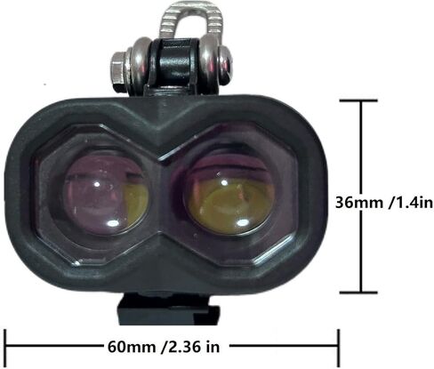 EBike Headlight with Horn 3 Pin Male Waterproof Connector Bicycle Front Light for 36V 48V Ebikes and E-Scooter Mountain Bike Replacement Horn Light in Saudi Arabia