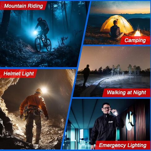 Bicycle Headlight, 1000 Lumens 4400 mAh Bike Light & High-Decibel Horn, 5 Lights Modes, Waterproof Rechargeable Bicycle Headlight for Mountain Road Commuter Cycling Night Riding in Kuwait