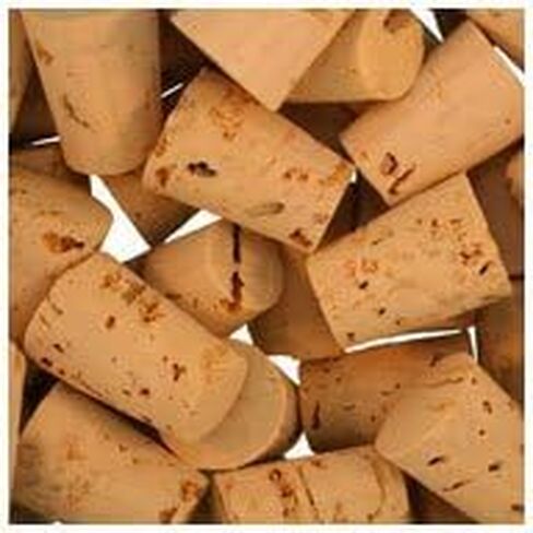 WidgetCo Size 2 Cork Stoppers, XXXX Grade, Labratory Corks, Tapered Corks (Qty 25) in Saudi Arabia
