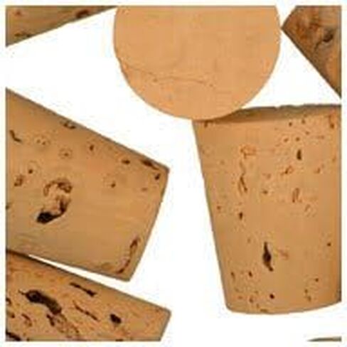 WidgetCo Size 9 Cork Stoppers, Standard Grade, Regular Length, Tapered Corks (Qty 25) in Saudi Arabia