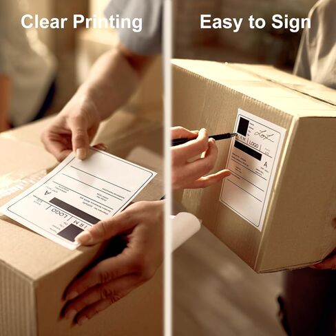 ملصقات شحن حرارية 4x6، ملصقات حرارية مباشرة Fanfold للشحن، لاصق دائم، ملصقات من الدرجة التجارية للحمار الوحشي، Polono، Jadens، Beeprt، iDPRT، Munbyn، Nelko (500 ورقة في كل عبوة) in Kuwait