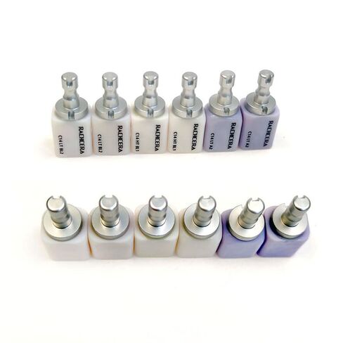 5pcs/Box Dental Glass Ceramic Blocks Lithium Disilicate C14 LT/HT CAD/CAM (C14 LT BL1) (5pcs C14 HT A1) in Kuwait