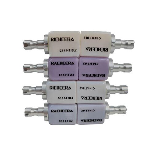 5pcs/Box Dental Glass Ceramic Blocks Lithium Disilicate C14 LT/HT CAD/CAM (C14 LT BL1) (5pcs C14 HT A1) in Kuwait