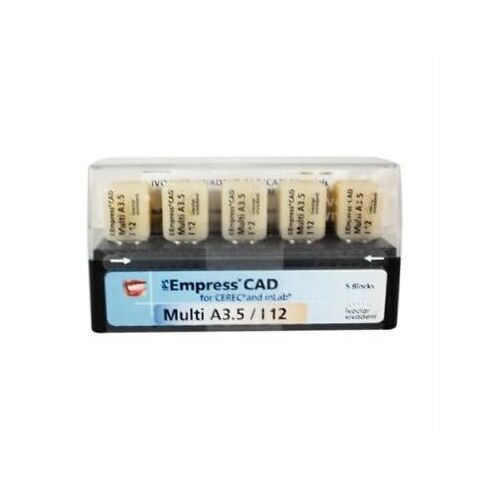 Ivoclar Vivadent 602595 Empress CAD inLab CEREC كتل متعددة A3.5 I12 5/Pk in Saudi Arabia