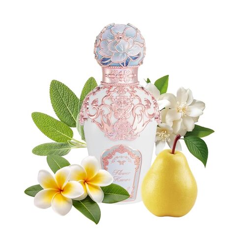 Flower Knows Butterfly Cloud Collar Perfume,Fresh Fragrance Eau de Parfum Spray Perfume for Women,Floral and Fruity Scent With Notes of Bergamot,Jasmine,Patchouli,1.69 fl.oz(Snowy Gardenia) in Saudi Arabia