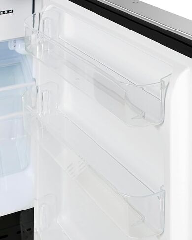 ACCUCOLD 21" Refrigerator - Freezer, Built-in, Undercounter, Breakroom, General Purpose, 2.68 cu.ft. Capacity, ADA Compliant, Copper Handle, Stainless Steel - ADA302BRFZSSTBC in Kuwait
