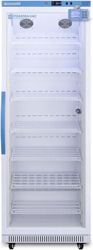 Summit Appliance ARG18PVDL2B 18 Cu.Ft. Upright Vaccine RefrigeratorDigita Digita Data Logger; Silver-ion Handle; Interior Light and Hospital Grade Cord with Green Dot Plug in Kuwait